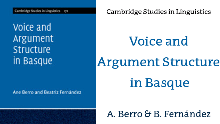 Voice and Argument Structure in Basque