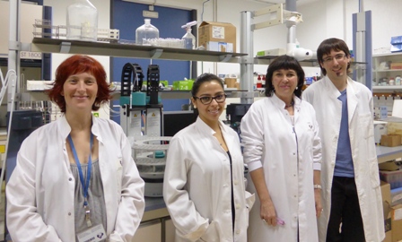 research group led by Estilita Ruiz Romera (third from the left).
