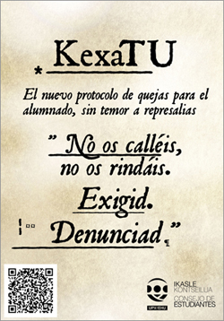 Cartel de la campaña Kexatu