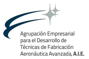Logo de la Agrupación Empresarial para el Desarrollo de las Técnicas de Fabricación Aeronáutica Avanzada, AIE