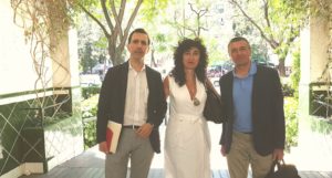 Dr. Liñán, Dra. Miren Gabantxo, Dr. Peña (Universidad de Seviilla, Máster de Economía y Desarrollo)