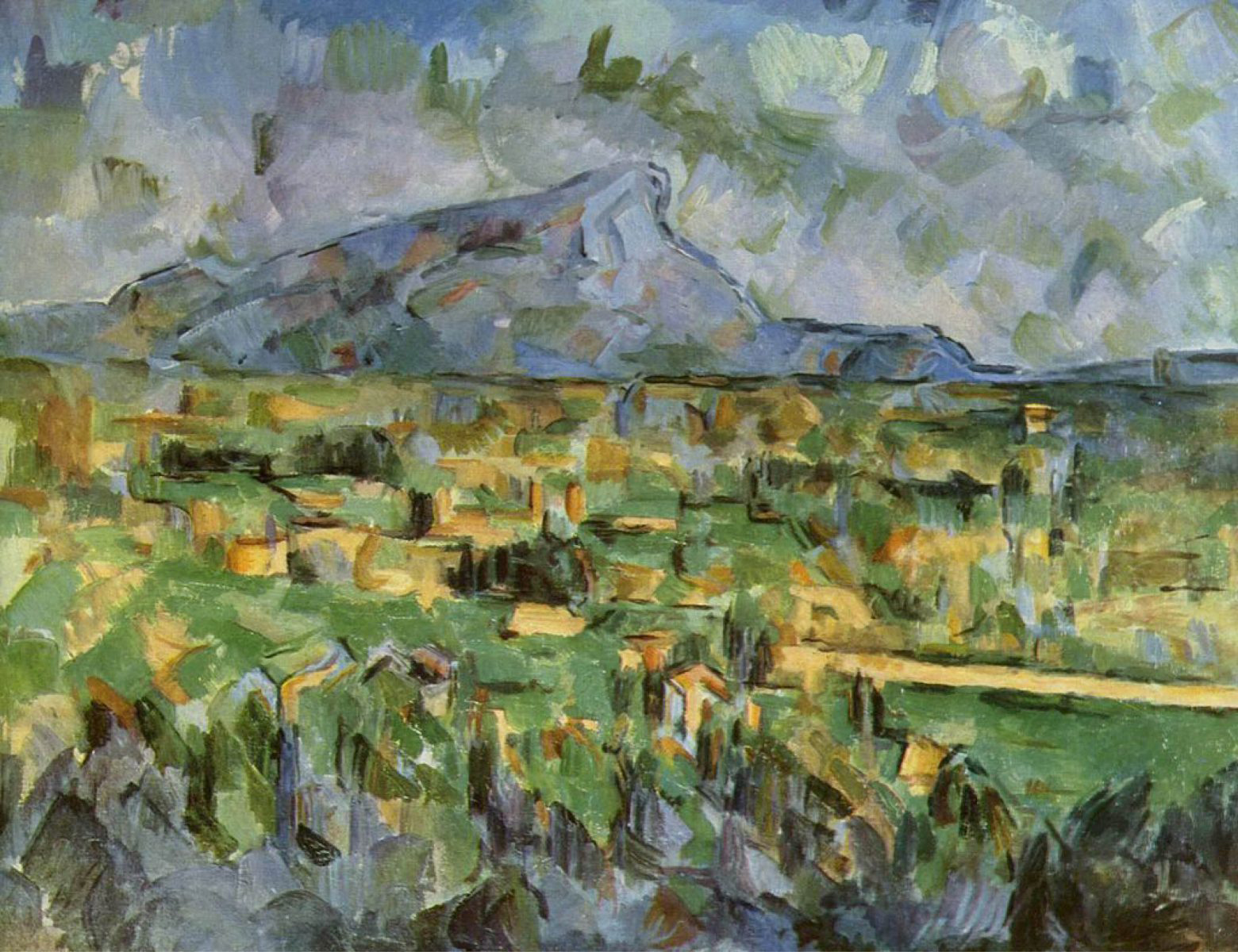 “Paul Cézanne 109,” 1904-6. Pintura de Paul Cézanne