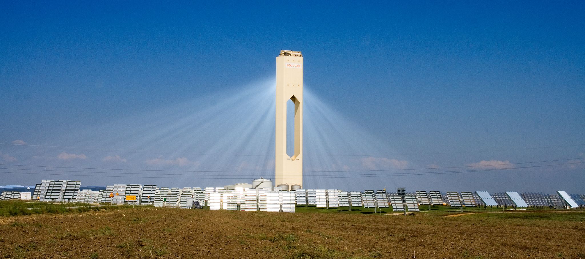 PS10 Solar Thermal Plant located in Sanlúcar la Mayor, Sevilla