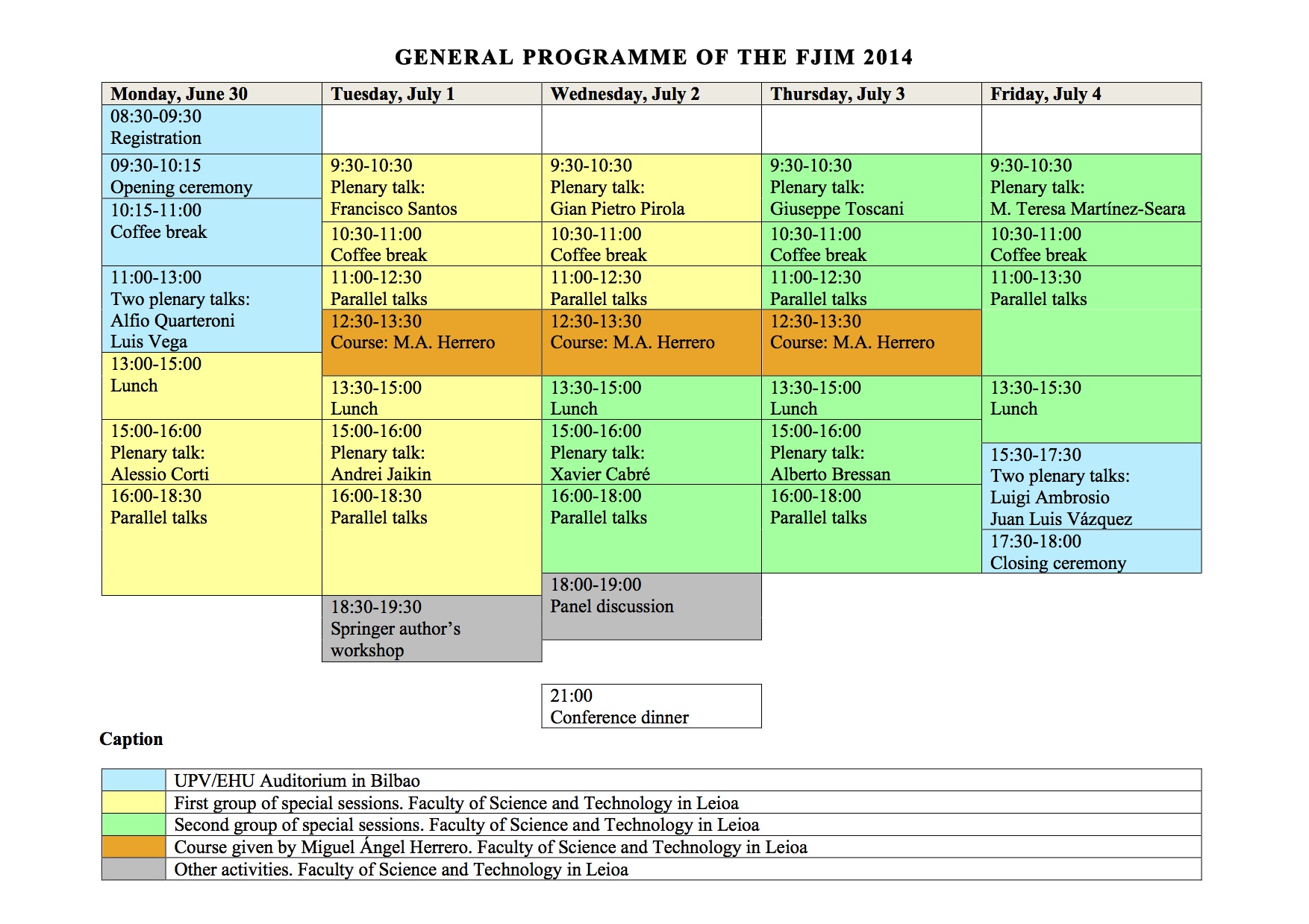 General Programme