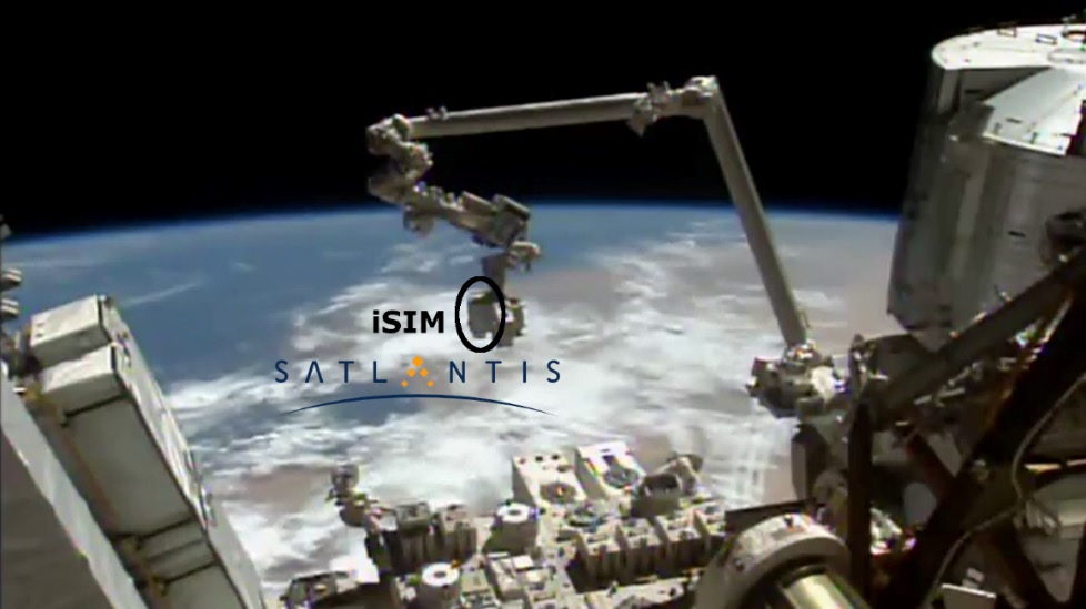 Satlantis iSim camera in the ISS