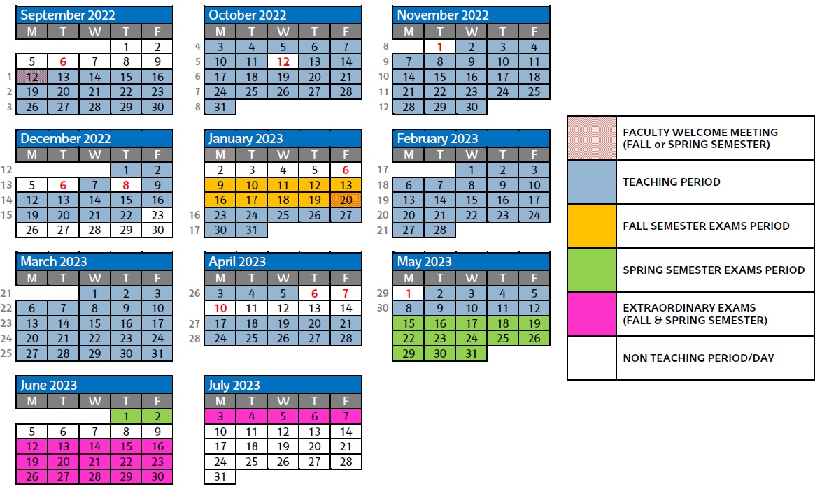 Academic calendar image