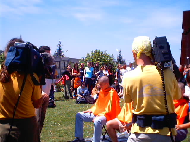 Grabación del programa "X Cuánto", presentado por Arturo Valls -16 mayo 2003 (foto enviada por Eloy Portilla)