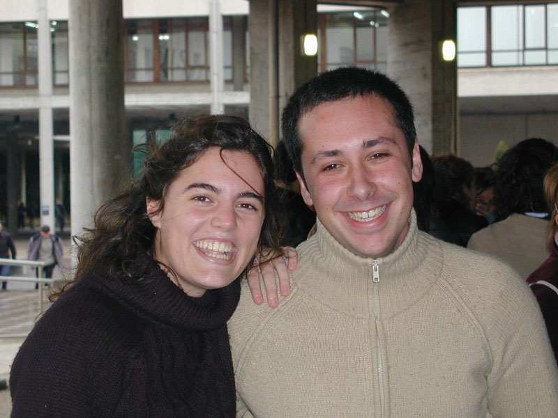 Delegados de 4º de Publicidad del curso 2003/04 (foto enviada por Eloy Portilla)