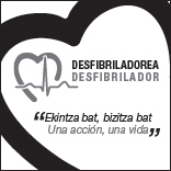 Logoa 55x55 v1 Desfibriladorea. Ekintza bat, bizitza bat.