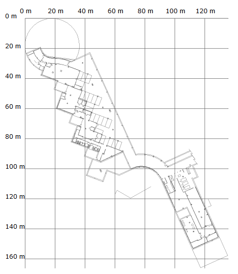 Mapa de cobertura de la planta del sótano D