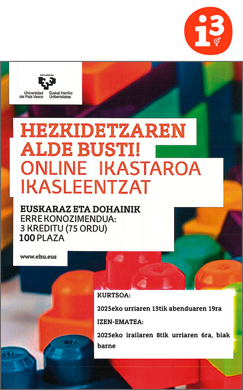 Ikastaroaren kartela