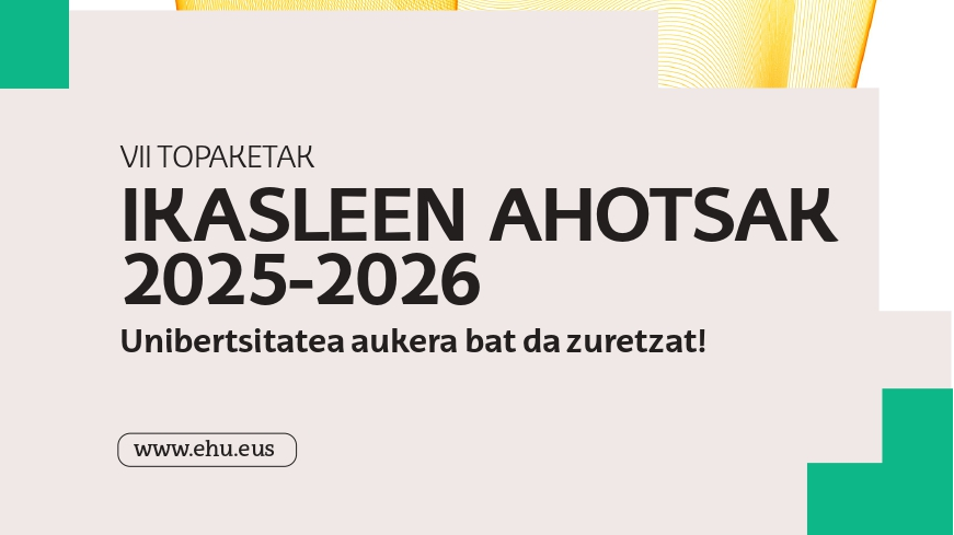 VII Tokaketa: Ikasleen Ahotsak. Unibertsitatea aukera bat da zuretzat!