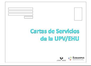 UPV/EHUren Zerbitzuen Kartak