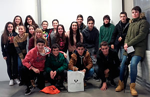 Students of 4º of the ESO of La Salle School