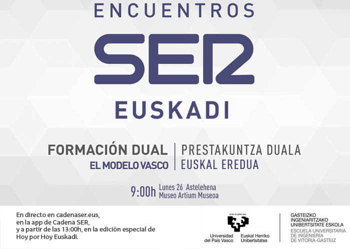 Formacion Dual, el modelo vasco - Encuentros SER Euskadi