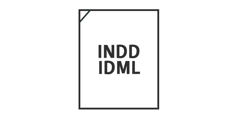 Descarga los archivos en formato INDD y IDML