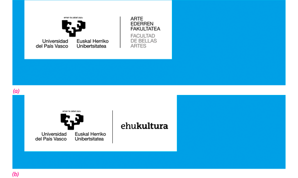 UPV/EHUko logotipoa + Barne-azpimarkak