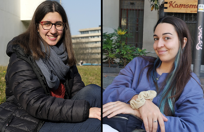 Ilargi Zipitria y Raquel Fernández de Gaceo.