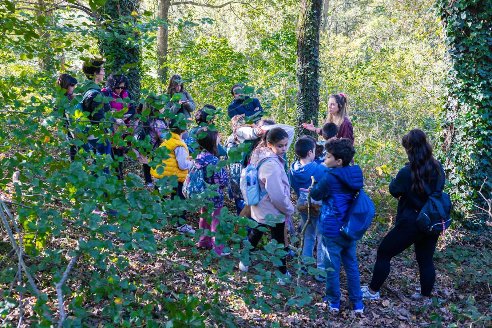 En una de las etapas del recorrido