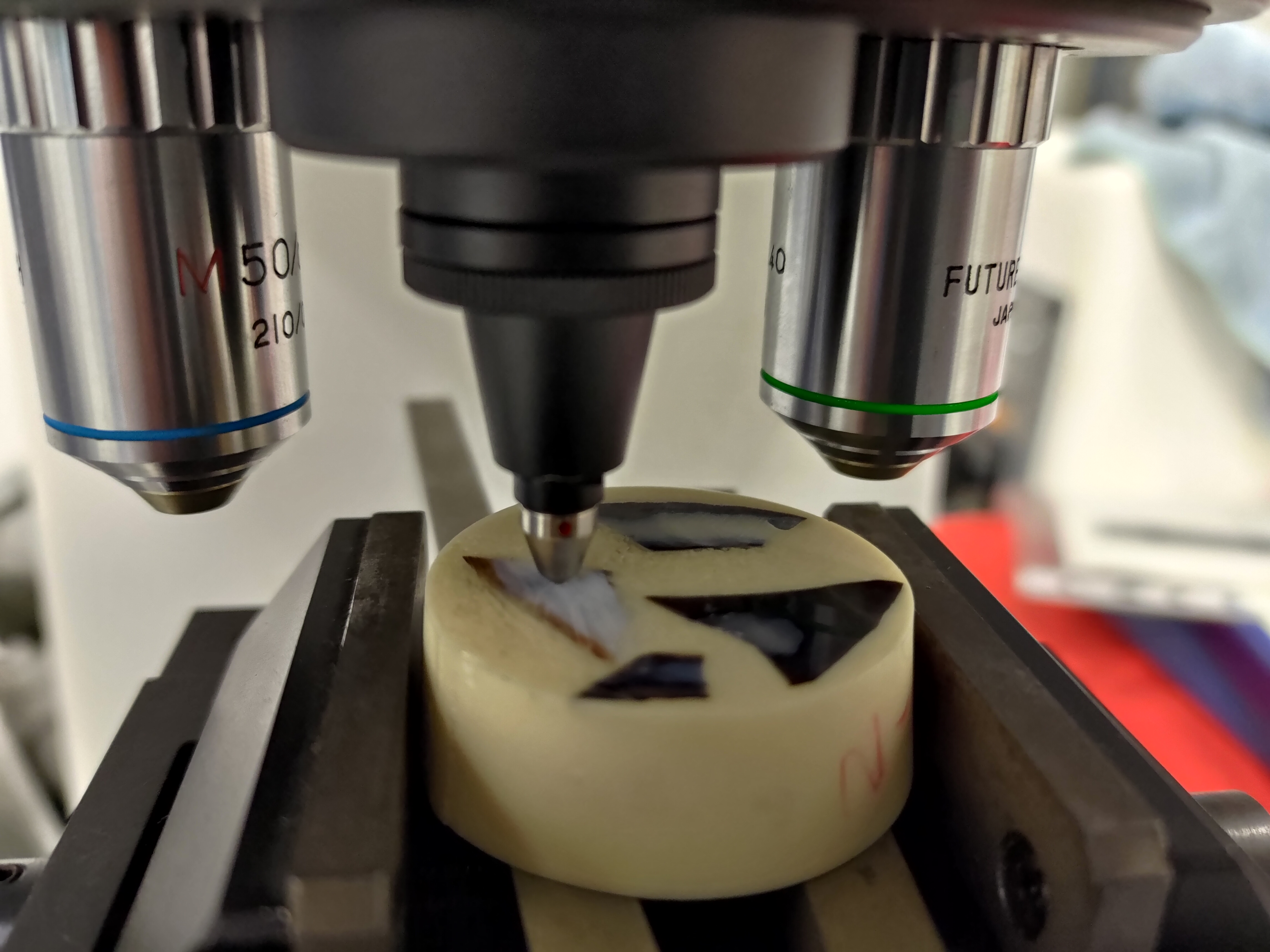 Muskuilu maskorren gogortasuna neurtzen