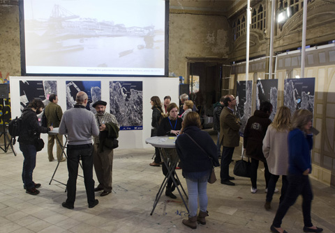 Punta Begoñan urriaren 22an ospatutako jardunaldiko parte-hartzaileak. Mikel Mtz de Trespuentes