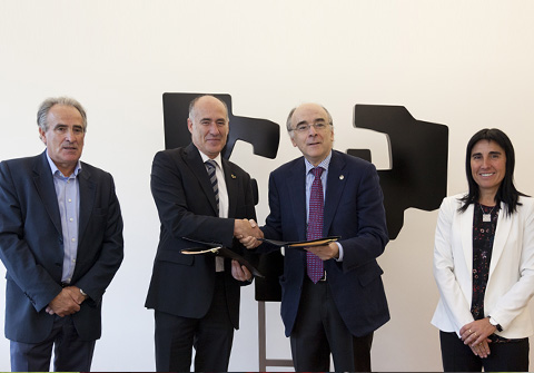 Firma convenio UPV/EHU-Euskaltzaindia