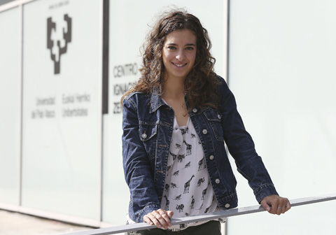 Lierni Txintxurreta. Foto: Gorka Estrada. UPV/EHU