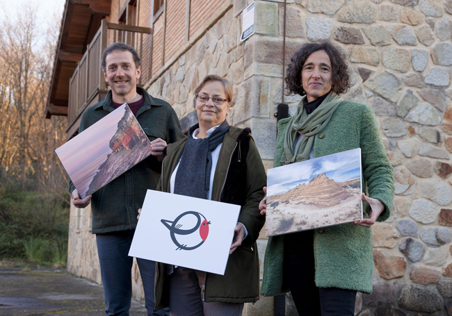 Juantxo Aguirre, Mari Carmen Urbieta eta Arantza Aramburu