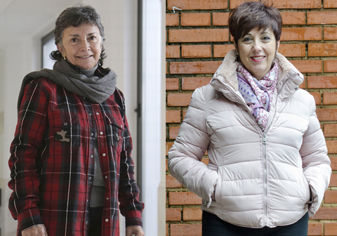 Isabel Mugartegui y Elena Catalán