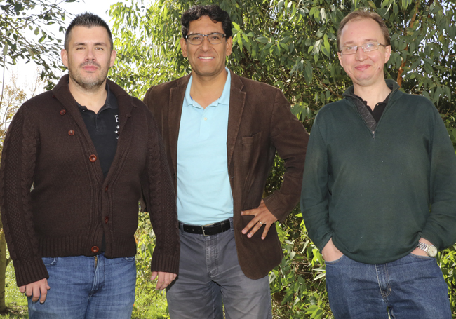 Mikel Sanz, Enrique Solano eta Lucas Lamata