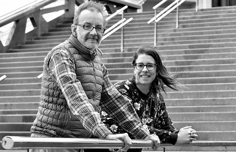 José Ignacio García Plazaola y Raquel Esteban