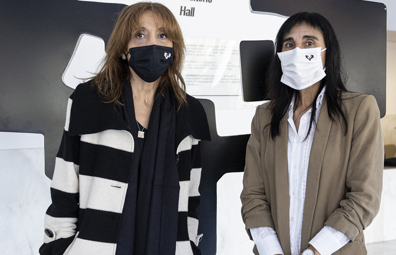 Eva Ferreira eta Nekane Balluerka.