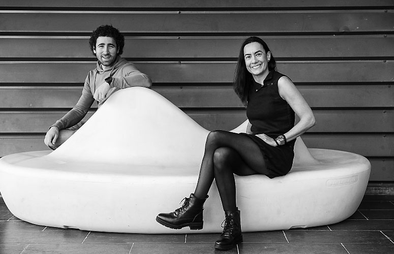 Mikel Tous y Sara Maldonado