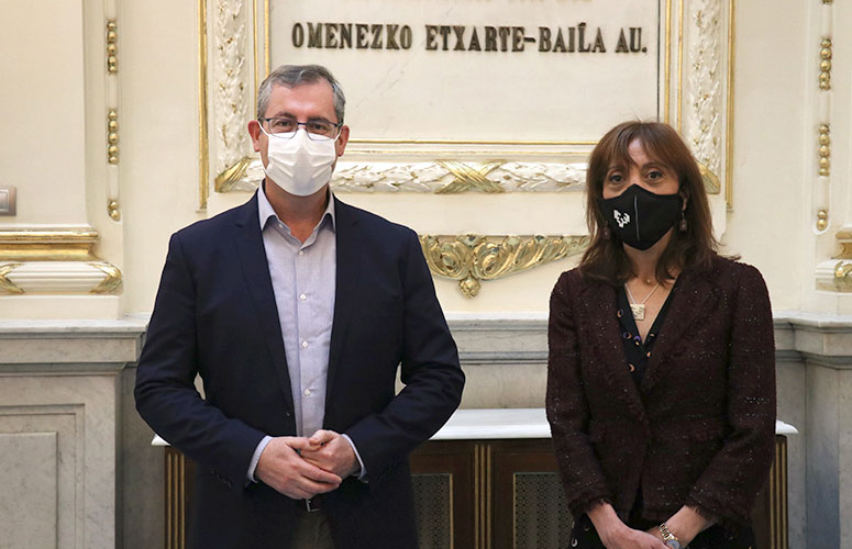 Markel Olano y Eva Ferreira