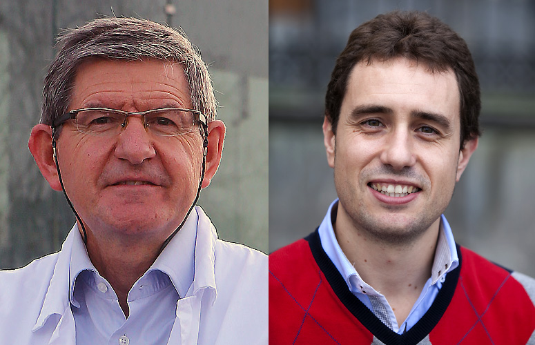 Luis Bujanda y Jesus M. Bañales. Foto: UPV/EHU e Ikerbasque