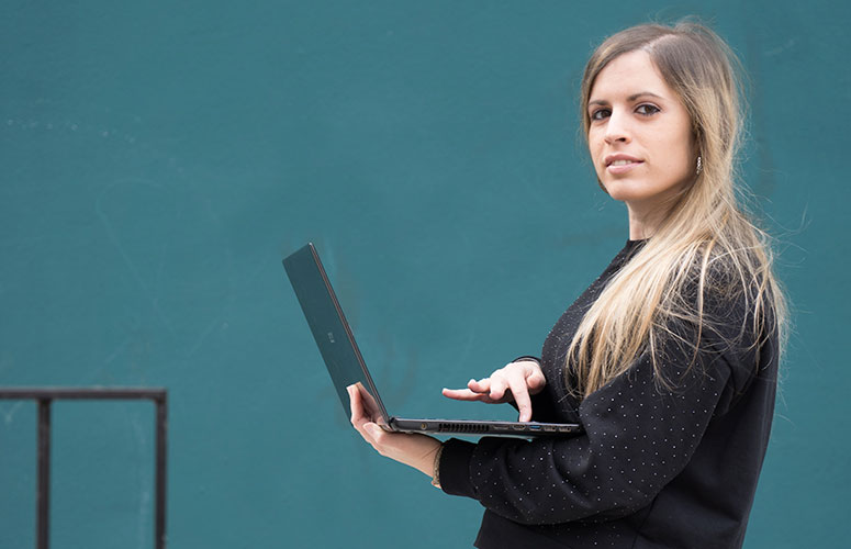Sara Santiso. Foto: Mitxi. UPV/EHU