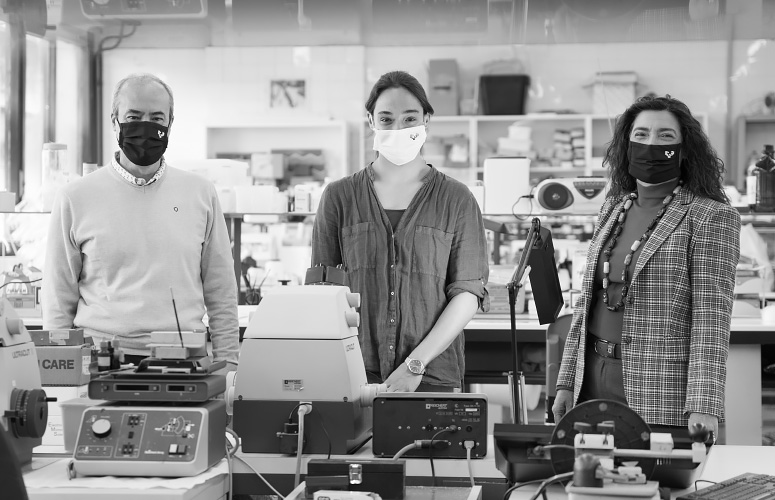 De izquierda a derecha, Pedro Grandes, Ane Ibarrondo e Inmaculada Gerrikagoitia