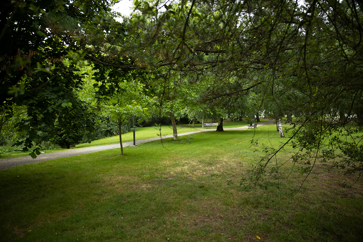 Jardín trasero de la Facultad de Bellas Artes