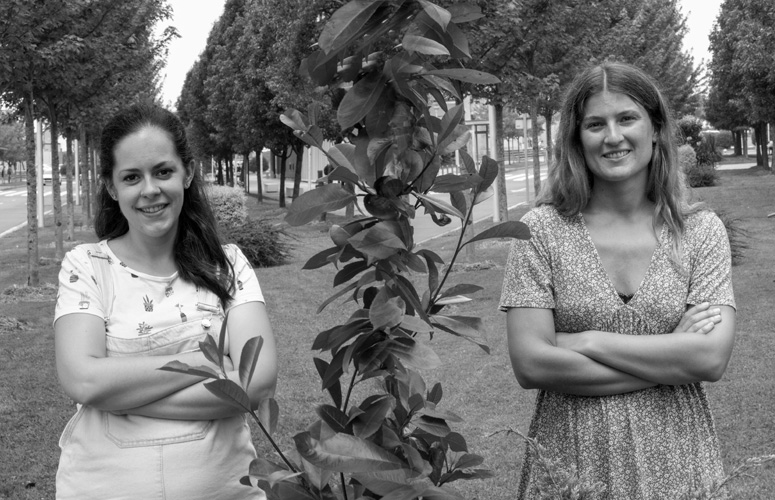 Lourdes Marcano y Lucía Gandarias