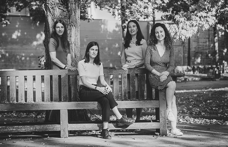 Jenifer Trepiana, Maitane González, Maria Puy Portillo eta Saioa Gómez