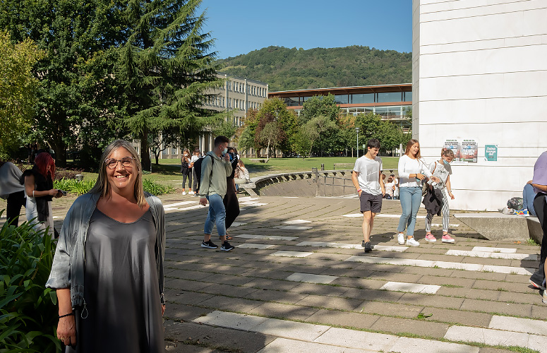 Loli Alonso, administradora de la Facultad de Psicología. UPV/EHU.