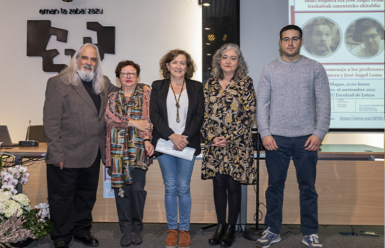 José Antonio Munita, María Rosario Porres, Belén Bengoetxea, María Isabel Muguruza y Ander Salinas