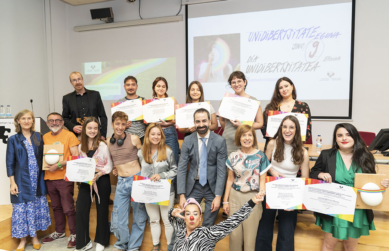 Foto de familia con los ganadores