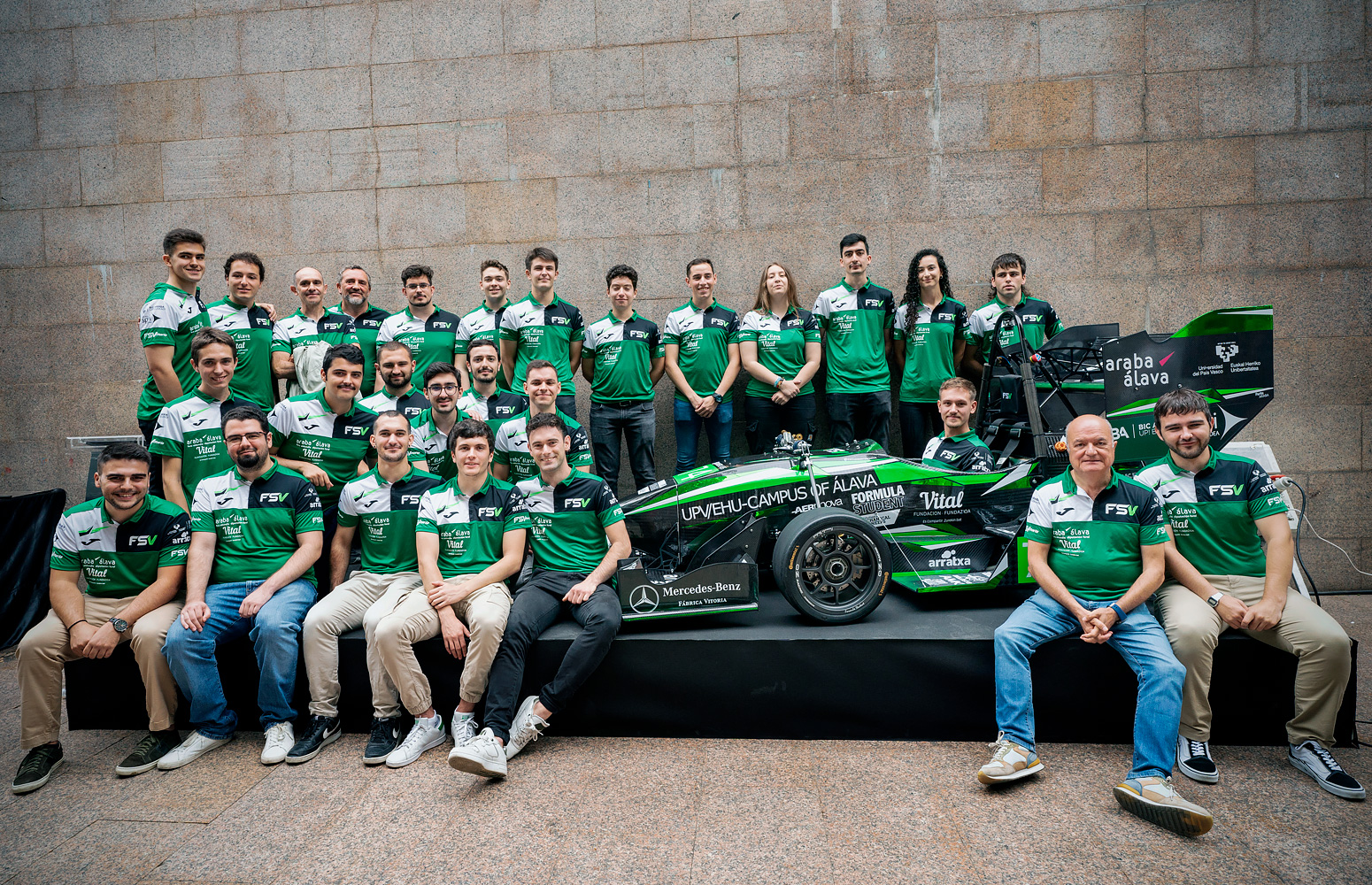 Formula Student Vitoria taldea monoplaza berriarekin