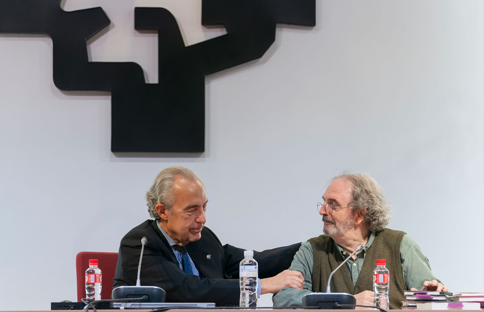 Luis Alberto de Cuenca eta Jon Juaristi