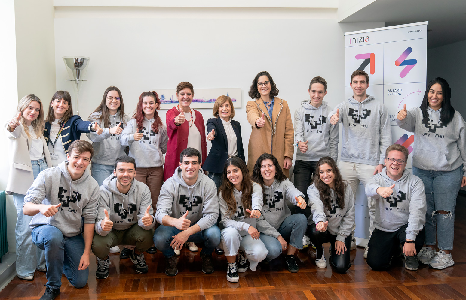 Estudiantes de la UPV/EHU que participarán en el workshop en la sede del CERN