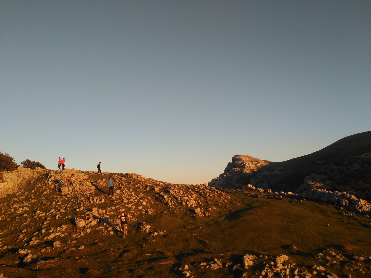 Salida a Gorbea con los alumnos de primero