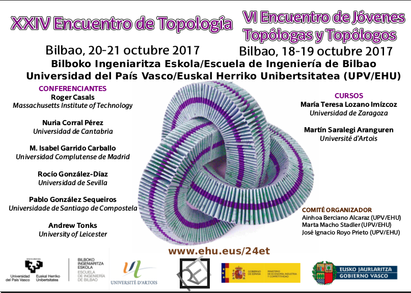 Cartel del XXIV Encuentro de Topología y VIEJT