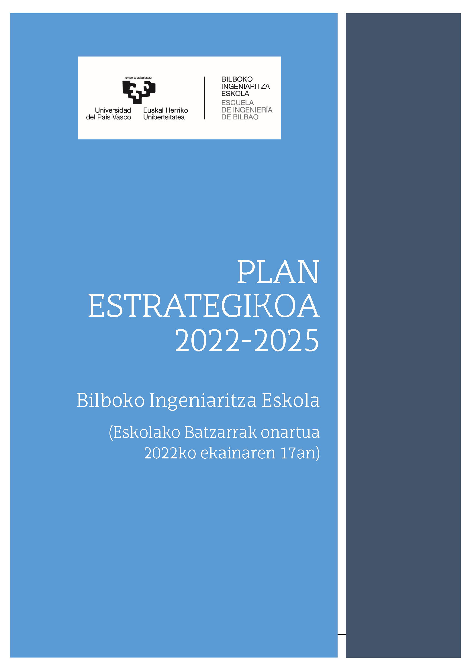 Plan Estratégico 2022-2025 de la BIE/EIB