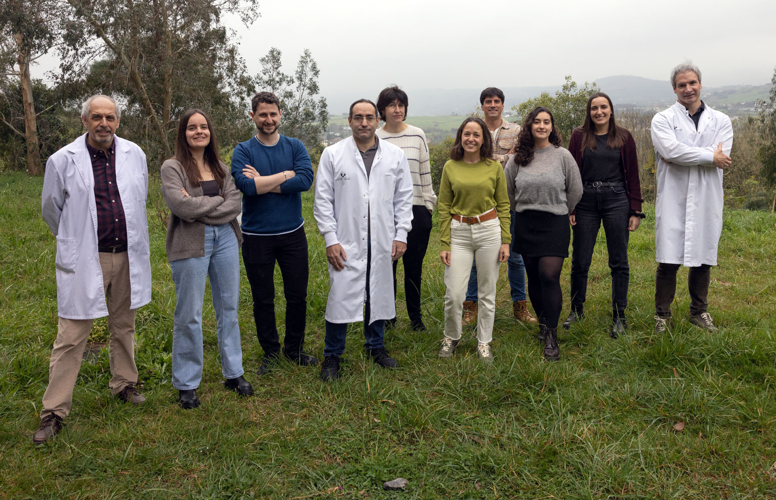 From left to right: Fernando José Unda Rodríguez, Beatriz Pardo Rodríguez, Andrés Mateo Baraibar Sierra, José Ramón Pineda Martí, Susana Mato Santos, andurena Polo Arroyabe, Jon Luzuriaga González, Ruth Basanta Torres, Jone Salvador Moya y Gaskon Ibarretxe Bilbao